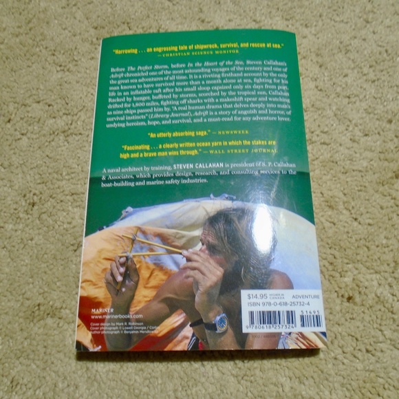 STEVEN CALLAHAN 'Adrift' 76 Days Lost at Sea - Picture 2 of 5